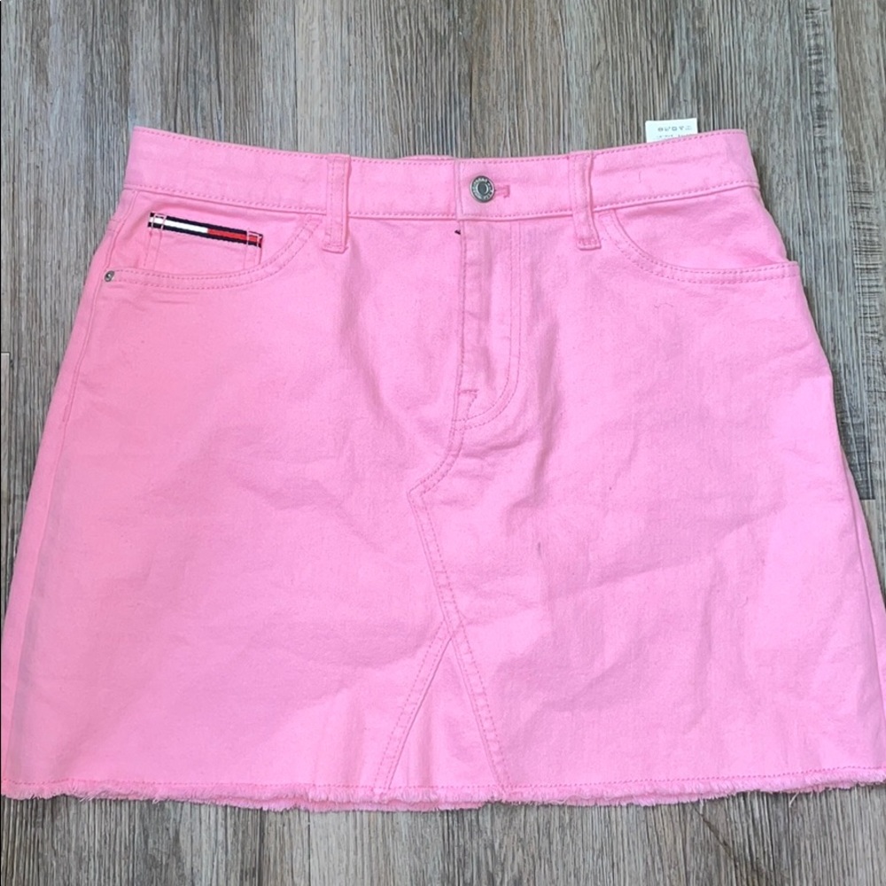 Tommy Hilfiger Pink Denim Skirt !